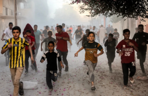 Gaza-hildren-running