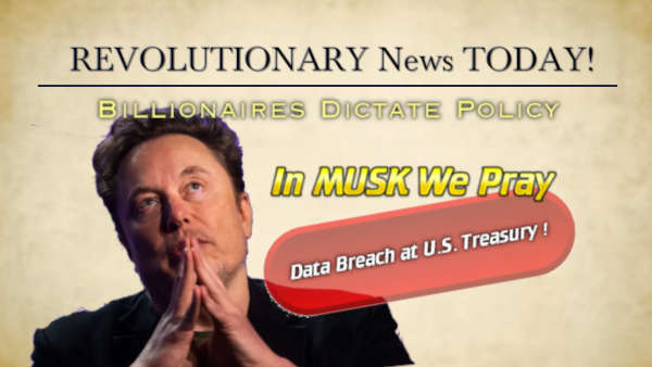 DATA BREACH ! at U.S. Treasury by Musk.