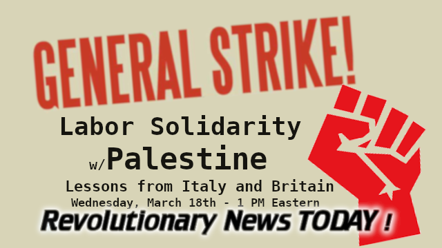 BOMBS IN THE MIDDLE EAST, ICE IN THE US TWO FRONTS – SAME FIGHT NATIONAL GENERAL STRIKE